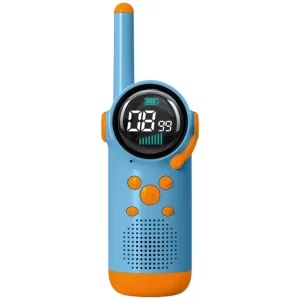 Porodo Porodo Kids Dual LCD Walkie Talkies with Flashlight & Keypad Child Lock – Blue