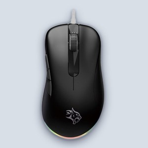 Porodo Gaming BlackHawk 8D Wired Gaming Mouse PWM3389 Sensor with TTC Switch – Black