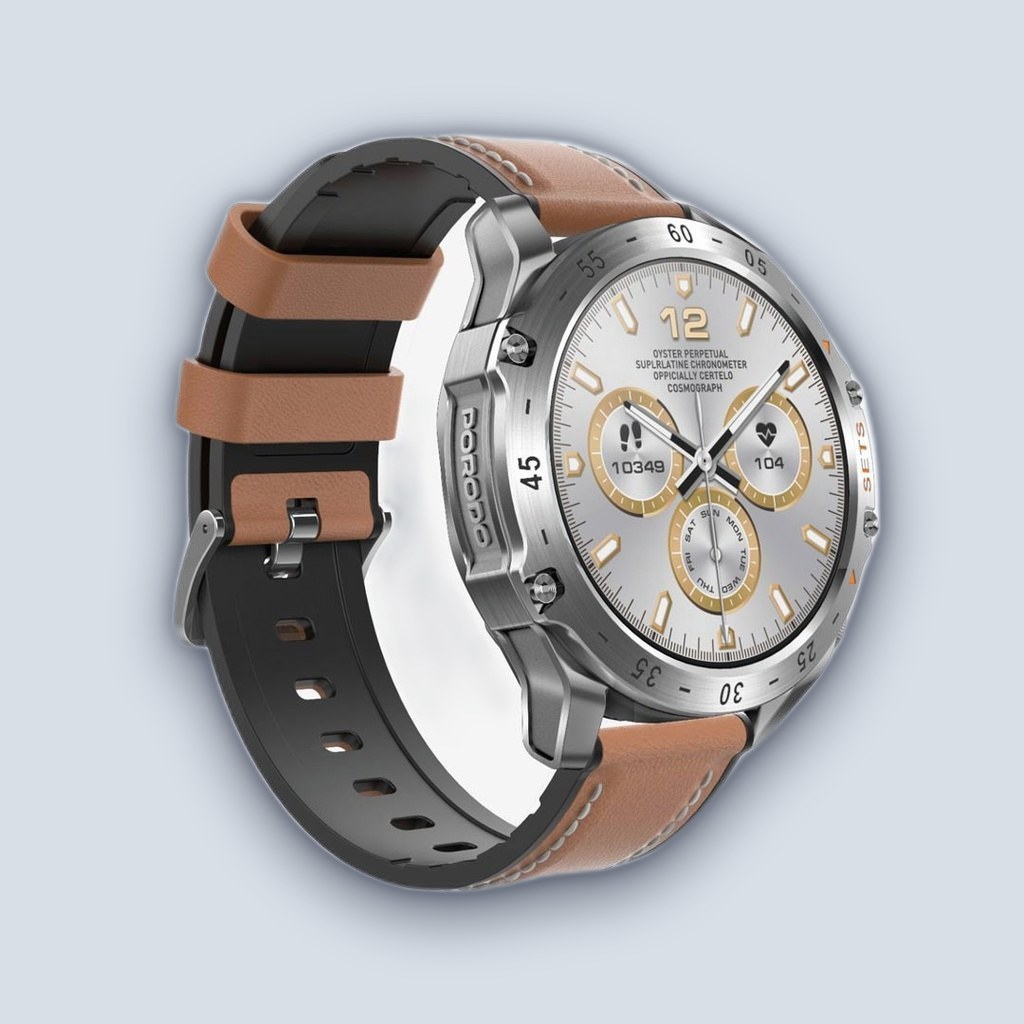 Porodo Porodo Hype Smartwatch With Earbuds – Silver