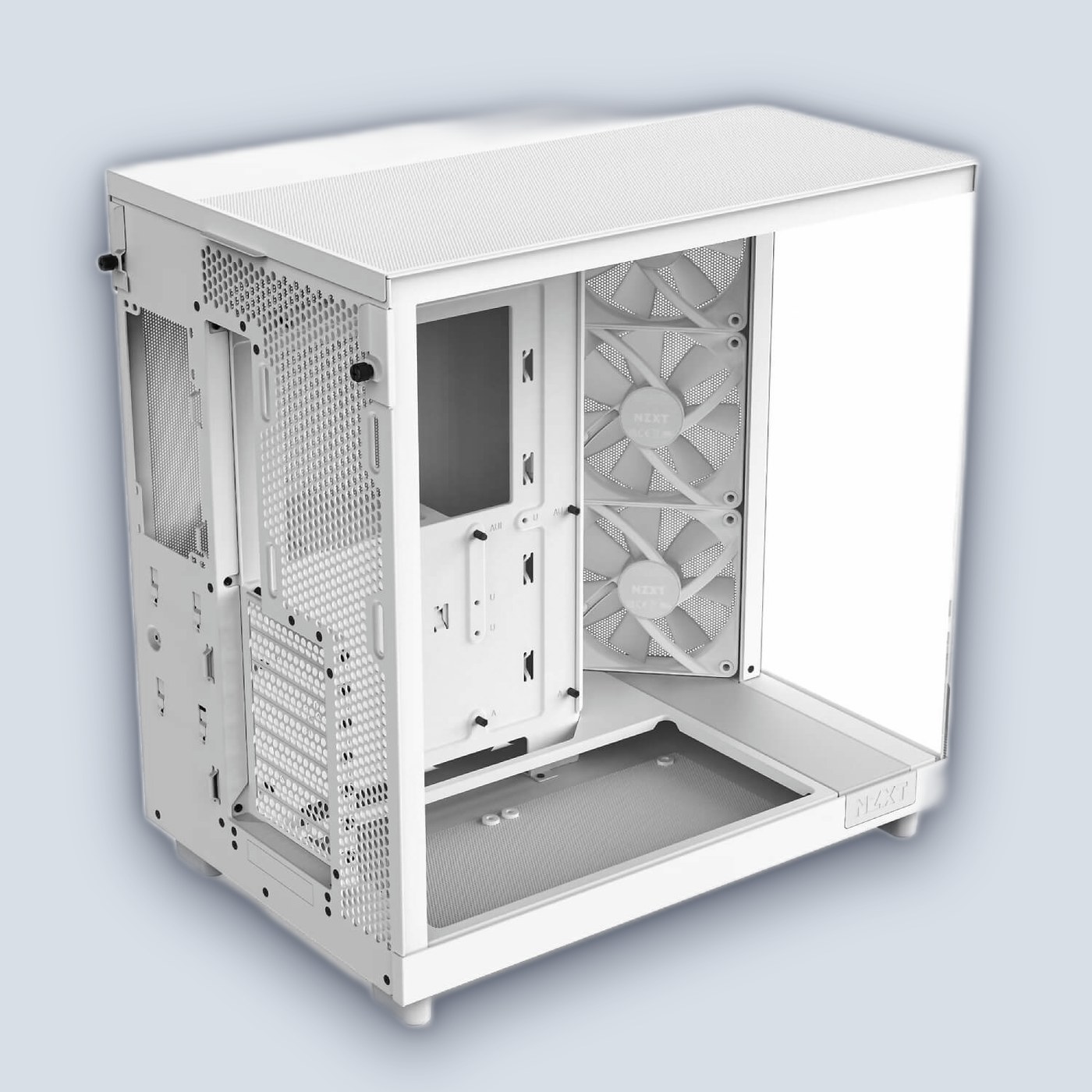 NZXT H6 Flow RGB White PC Case — image 4