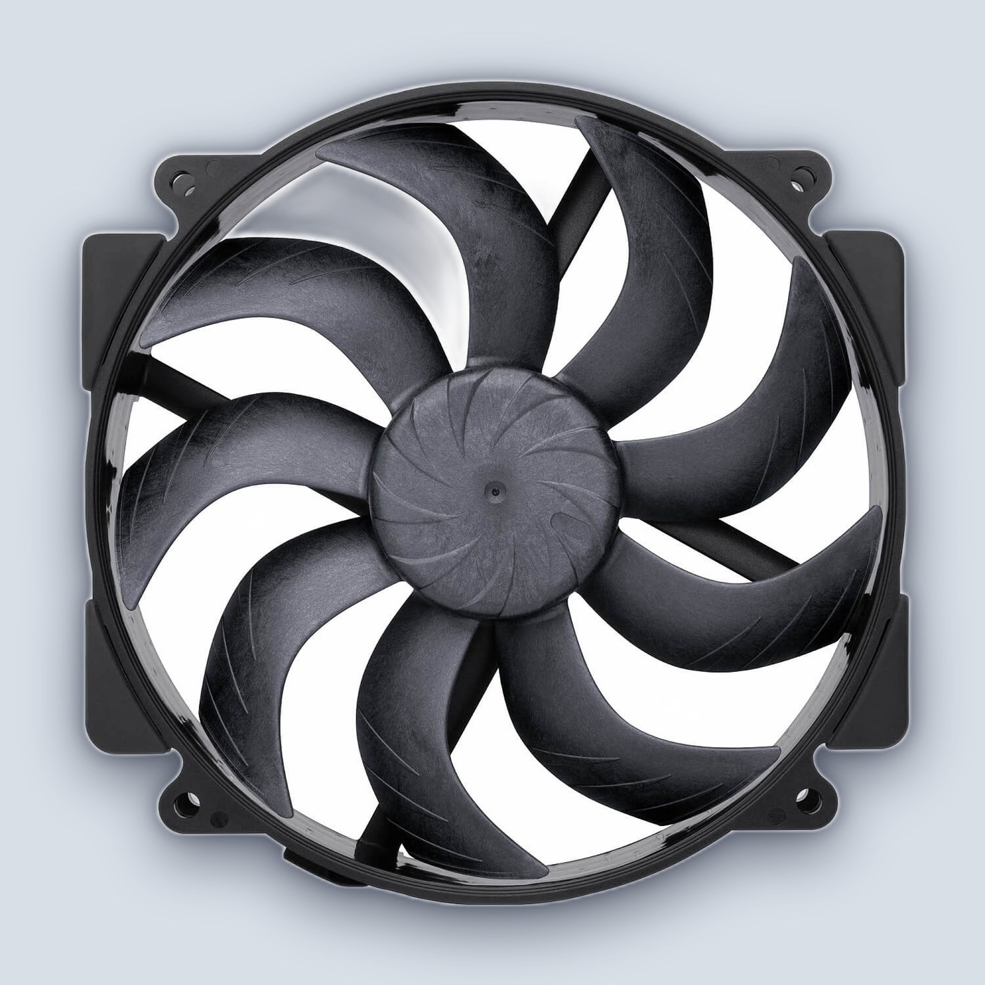 Noctua NF-A14x25r G2 PWM chromax.black 140mm Fan — image 2