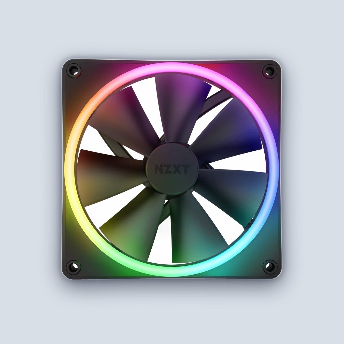 NZXT F140 RGB Duo 140mm Dual-Sided RGB Fan Black