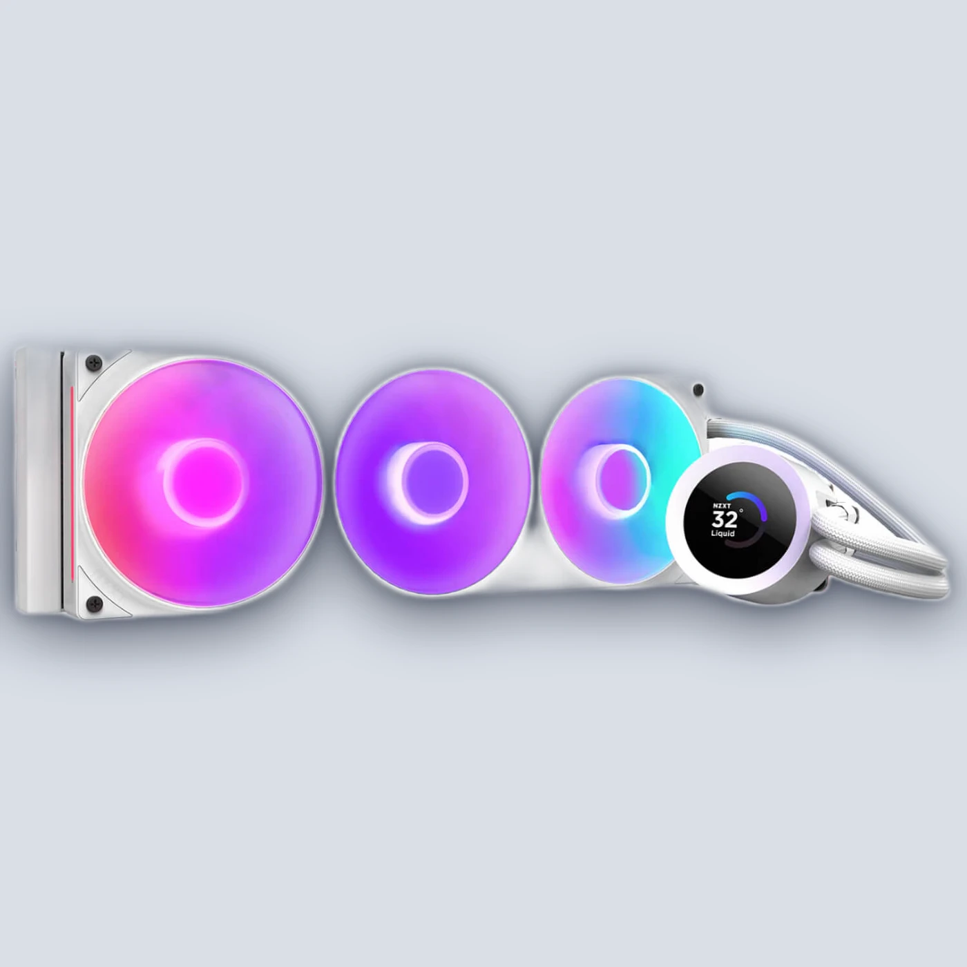 NZXT Kraken Plus 360 RGB 360mm White CPU Liquid Cooler