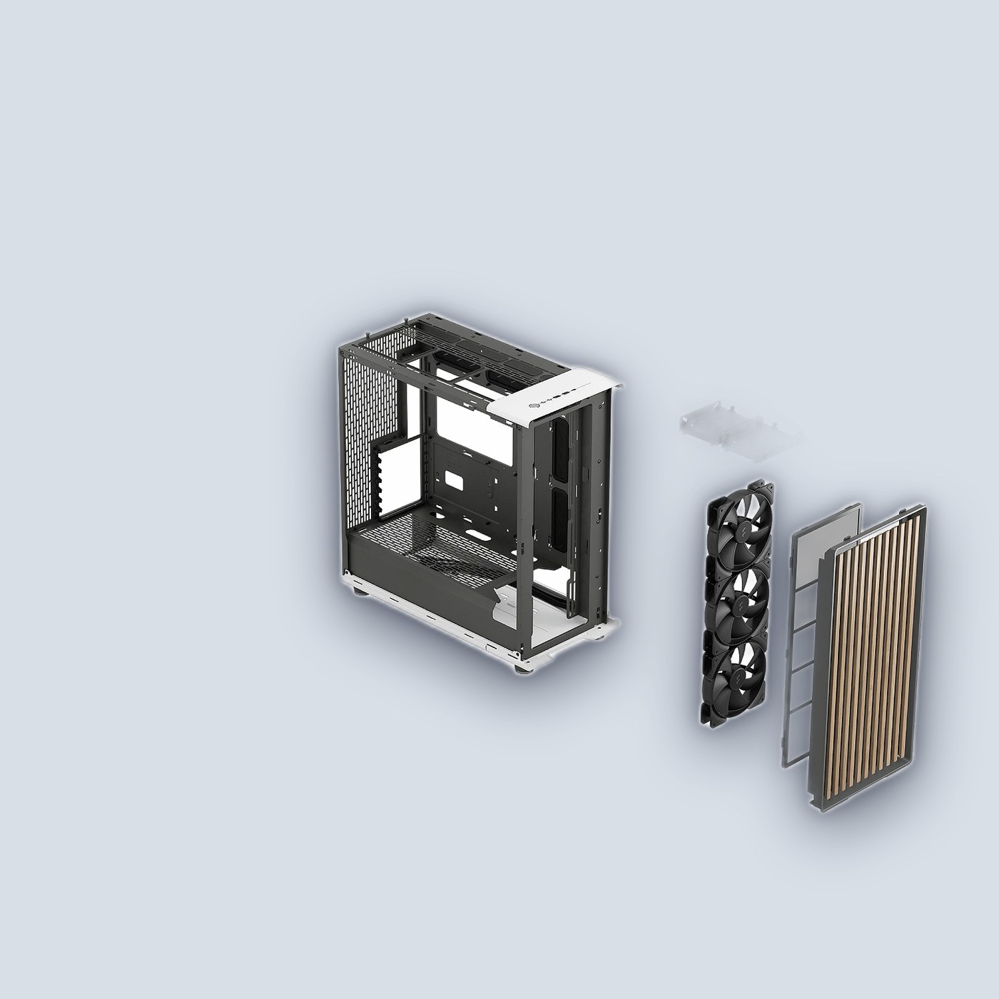 Fractal Design North XL Chalk White TG Clear โ image 7