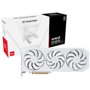 PowerColor Hellhound Spectral White RX 9070 XT 16GB GDDR6 Monitor