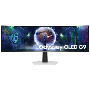 Samsung 49″ Odyssey G9 OLED DQHD 240Hz 0.03ms 1800R Curved Gaming Monitor
