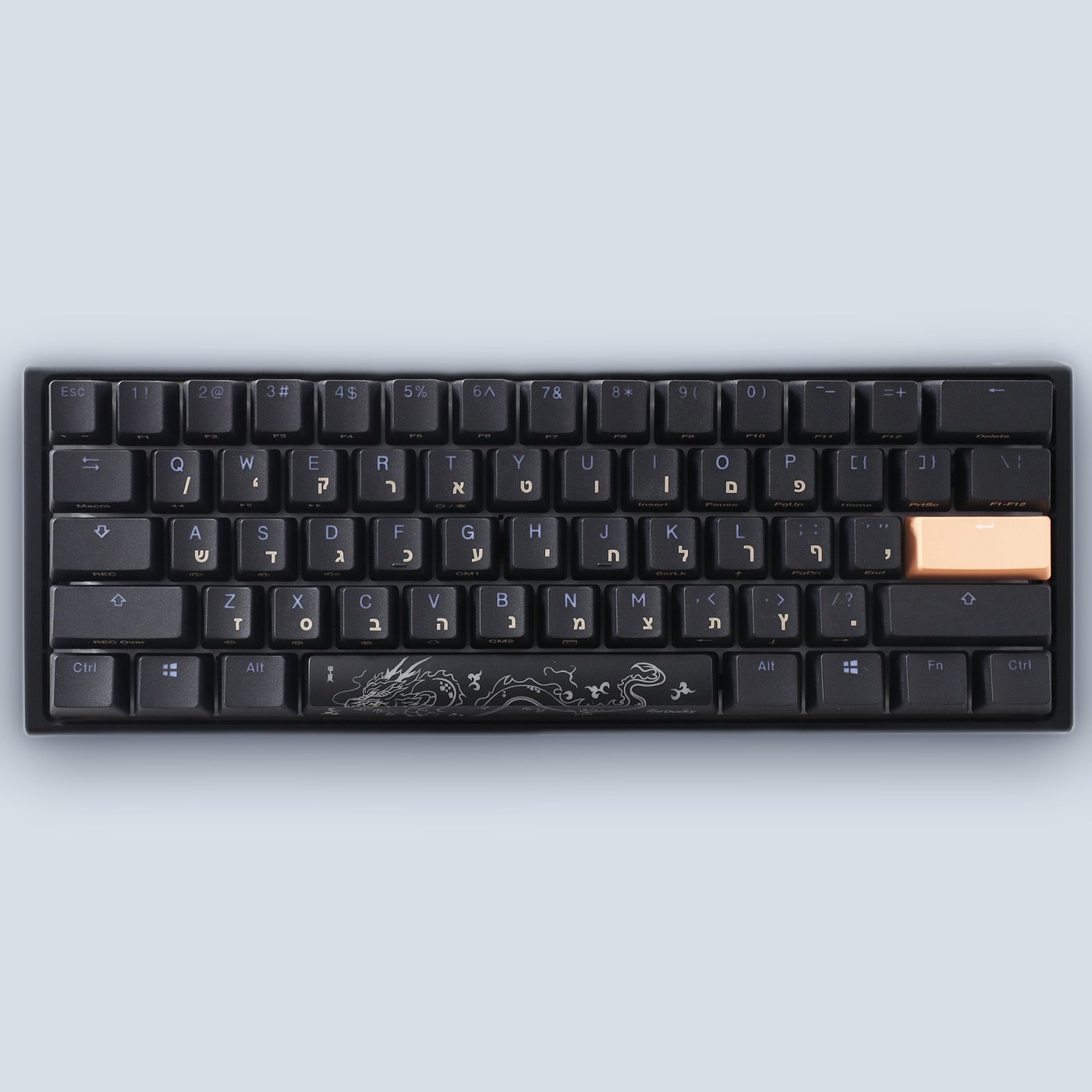Ducky One 3 Mini Cherry Silver Switch (Hebrew/English) Mechanical Keyboard — image 3