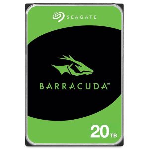 Seagate 20TB 512MB 7200 SATA3 3.5″ HDD BarraCuda