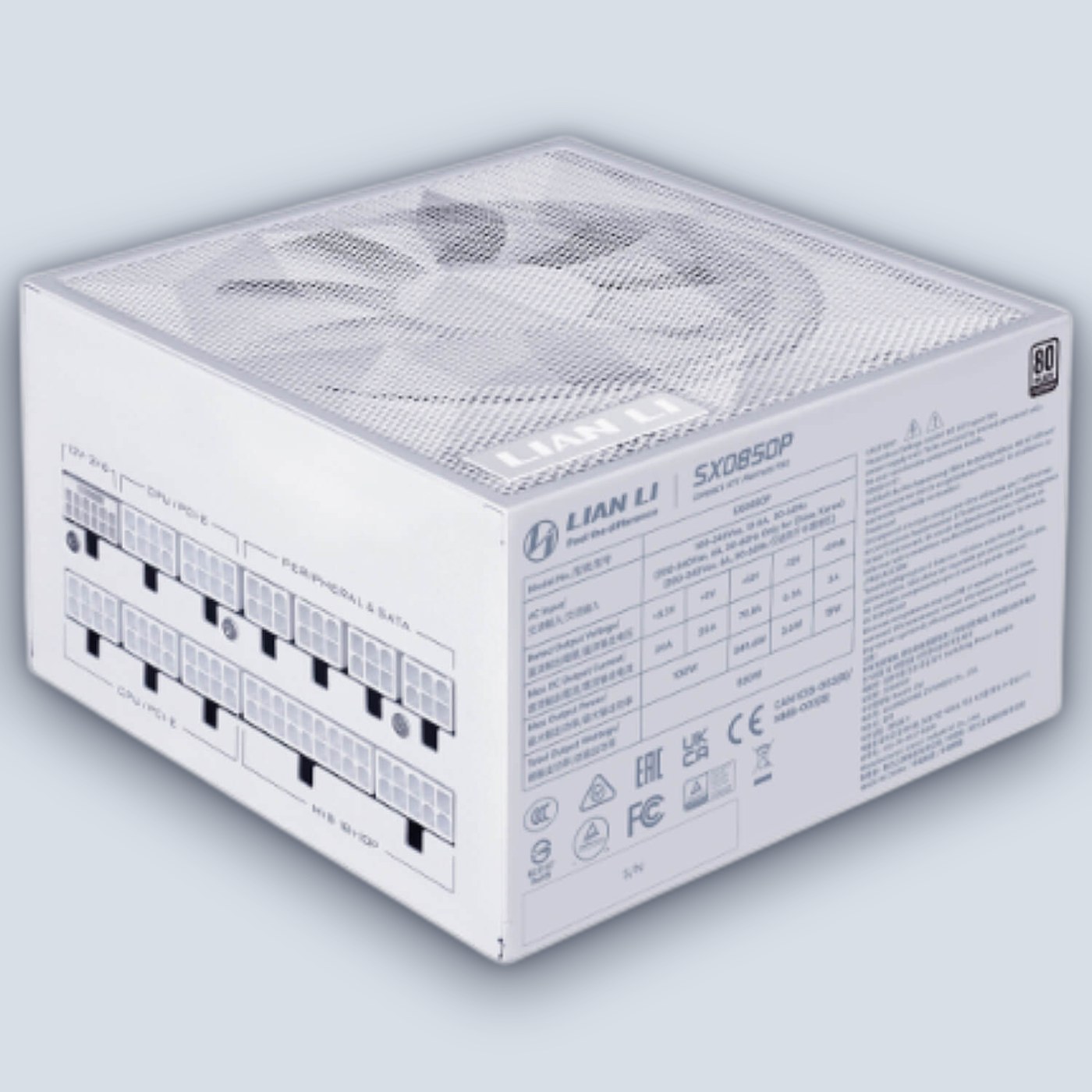 Lian-Li SX 850W Platinum White Power Supply