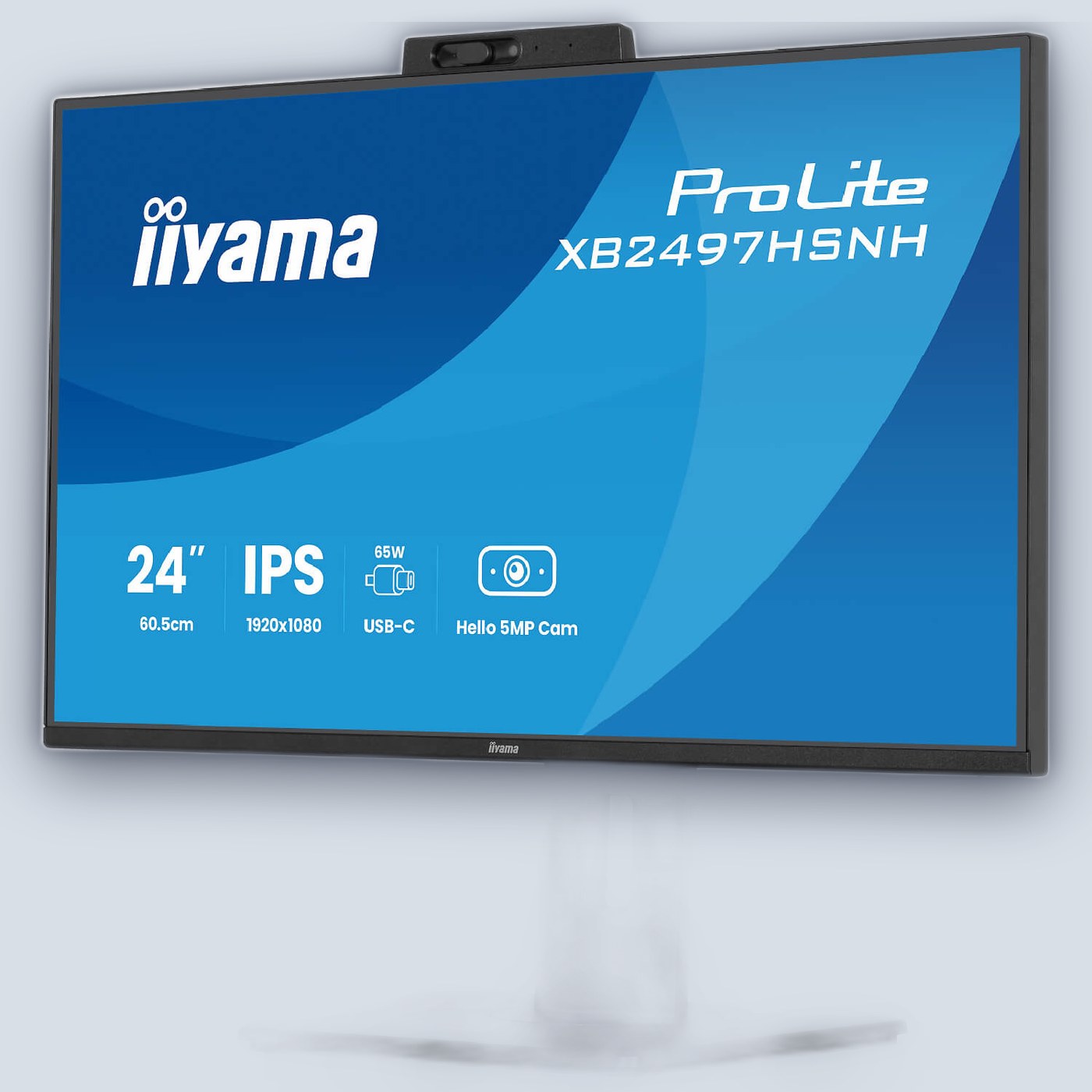 IIYAMA 23.8’’ FHD 100Hz 1ms Webcam USB-C PD65W IPS Monitor — image 4
