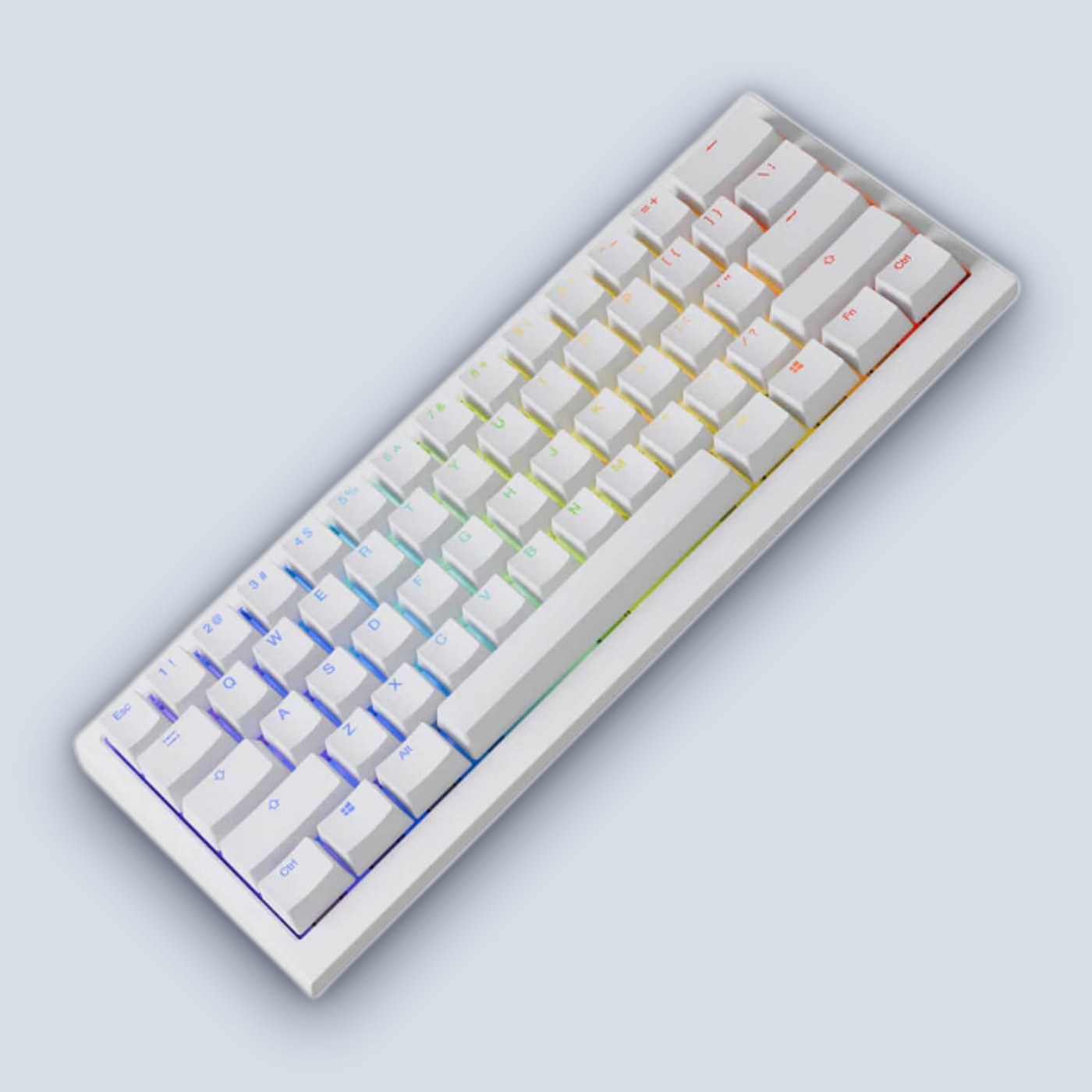 Ducky One X Mini Wireless Analog Switch White (Hebrew/English) Wireless Mechanical Keyboard — image 2