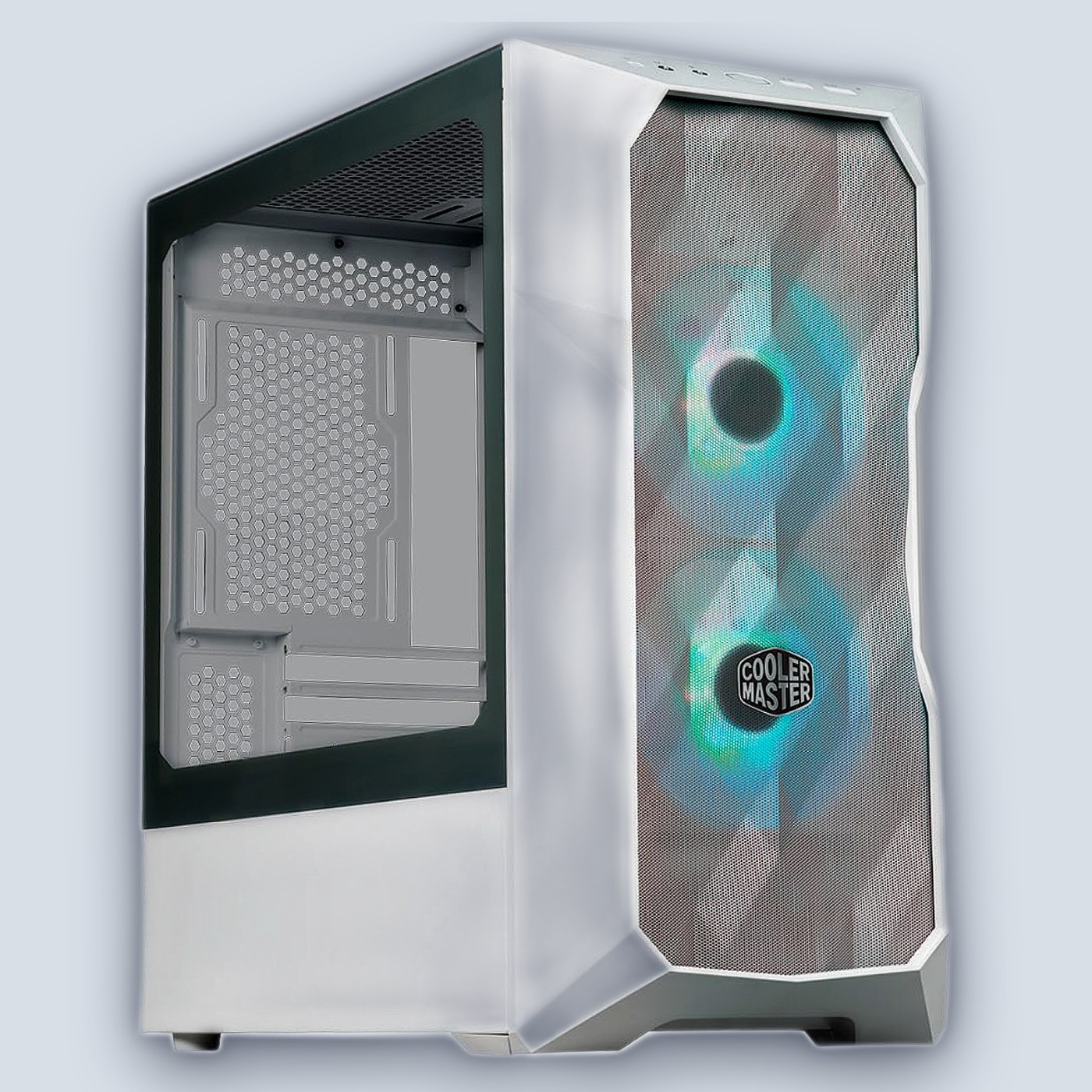CoolerMaster MasterBox TD300 Mesh White PC Case