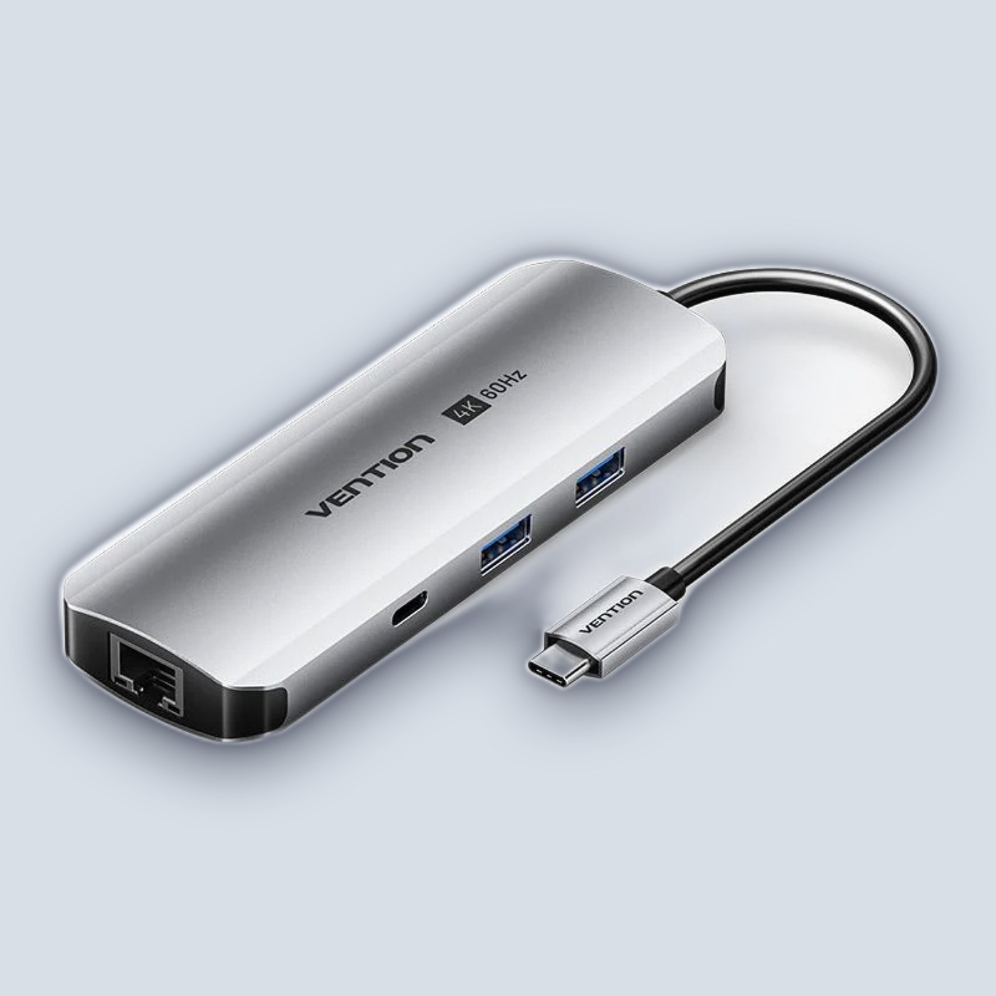 Vention USB-C to HDMI | USB-A x2 | USB-C | SD Card Reader | LAN | 3.5mm | PD100W | Dock