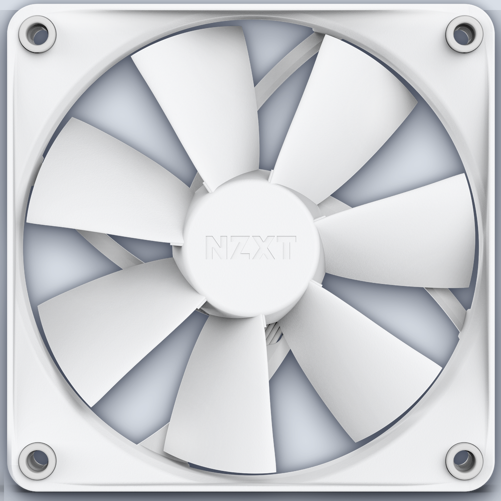 NZXT F120P 120mm Static Pressure White Fan — image 2