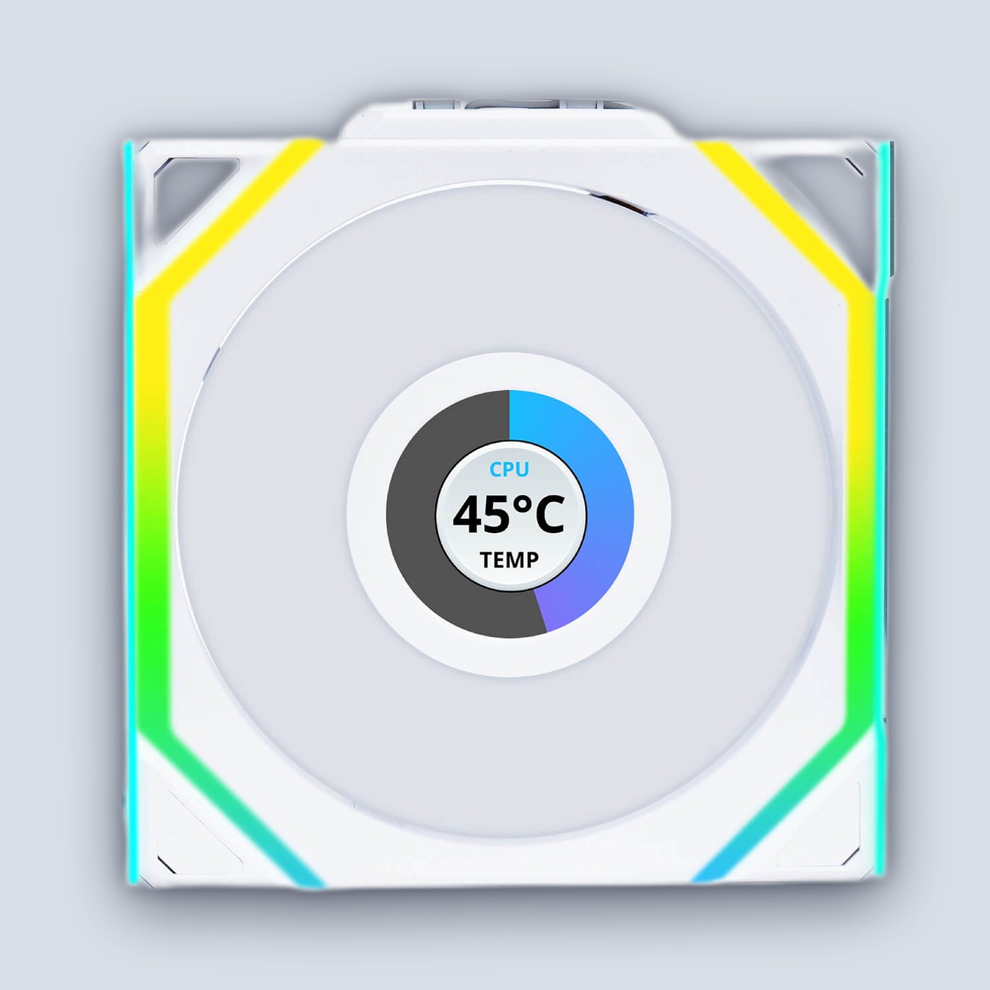 Lian-Li UNI SL Wireless LCD 120mm Reverse White x3 Fans โ image 3