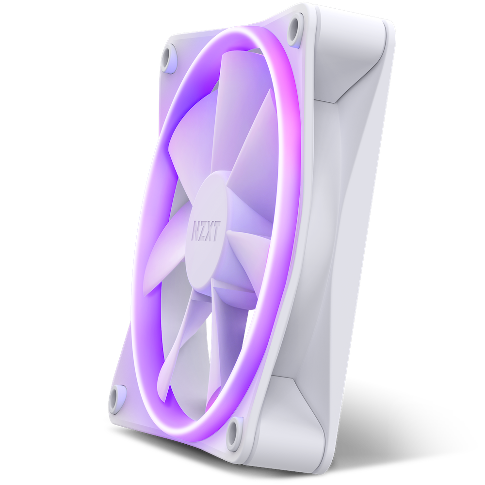 NZXT F120RGB 120mm RGB White Fan — image 4