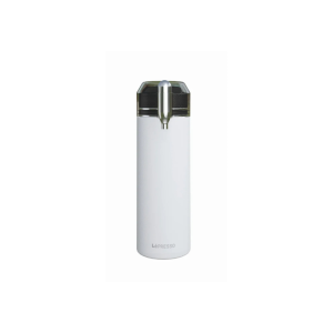LePresso FizzFlow 750ml Double Wall Vacuum Functional Sparkling Water Bottle – White
