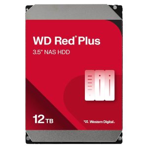 WD 12TB 512MB 7200 3.5″ SATA3 Red Plus NAS HDD