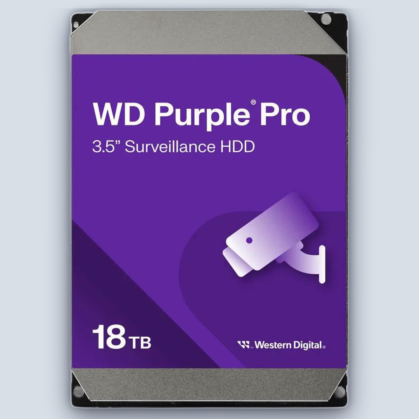 WD 18TB 512MB 7200 3.5″ SATA3 Purple Pro HDD
