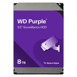 WD 8TB 256MB 5640 3.5″ SATA3 Purple HDD