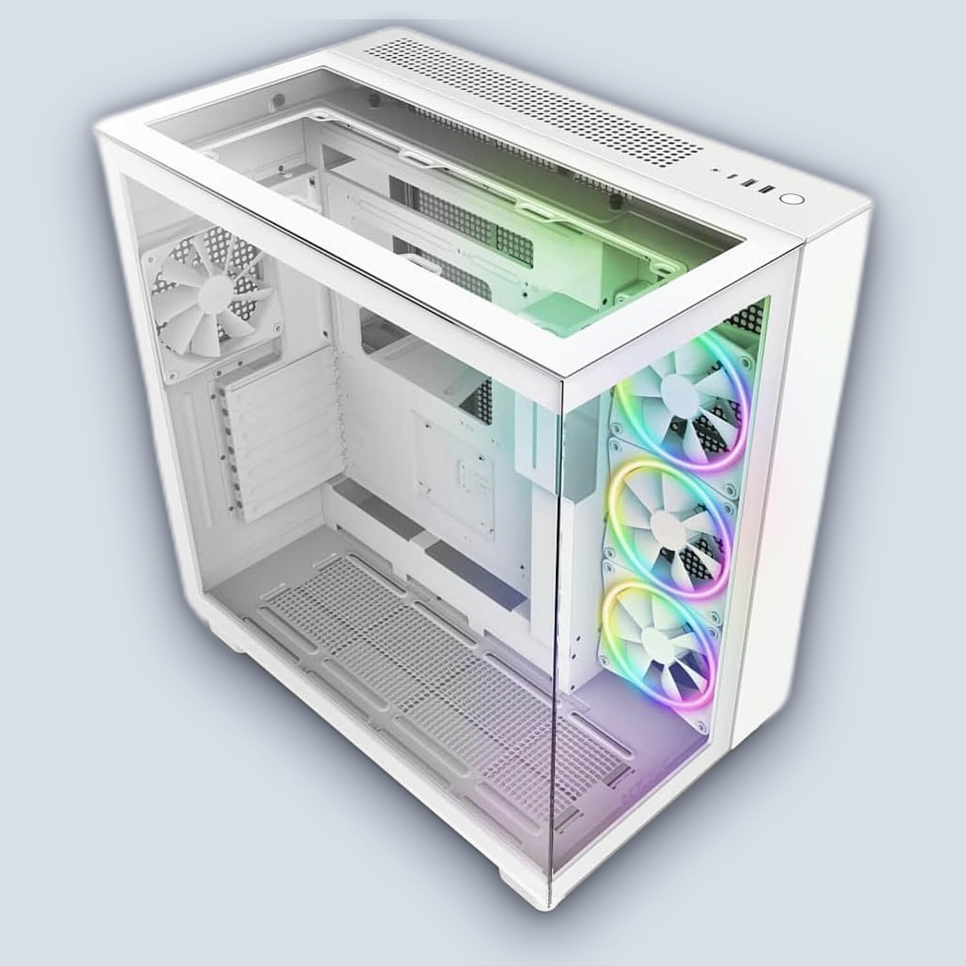 NZXT H9 Elite White PC Case — image 2