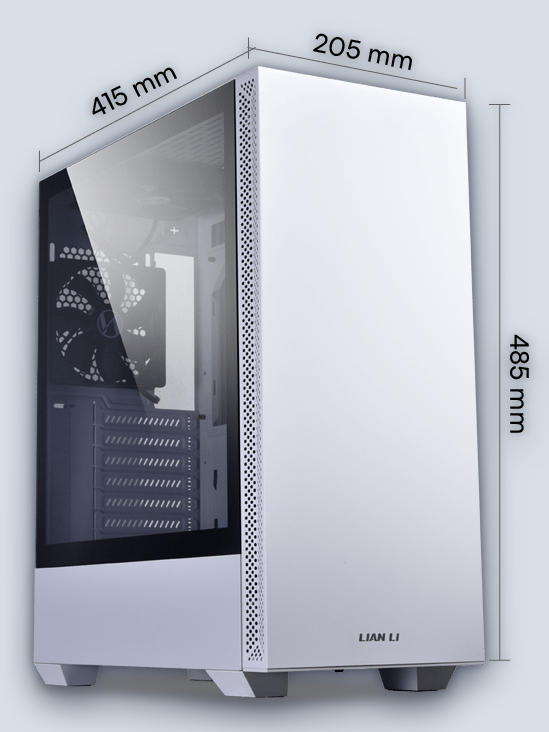 Lian-Li Lancool 205 White PC Case — image 3