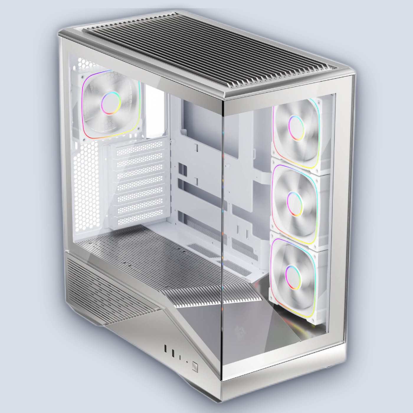 1StPlayer GM7 4X ARGB Silver PC Case — image 2