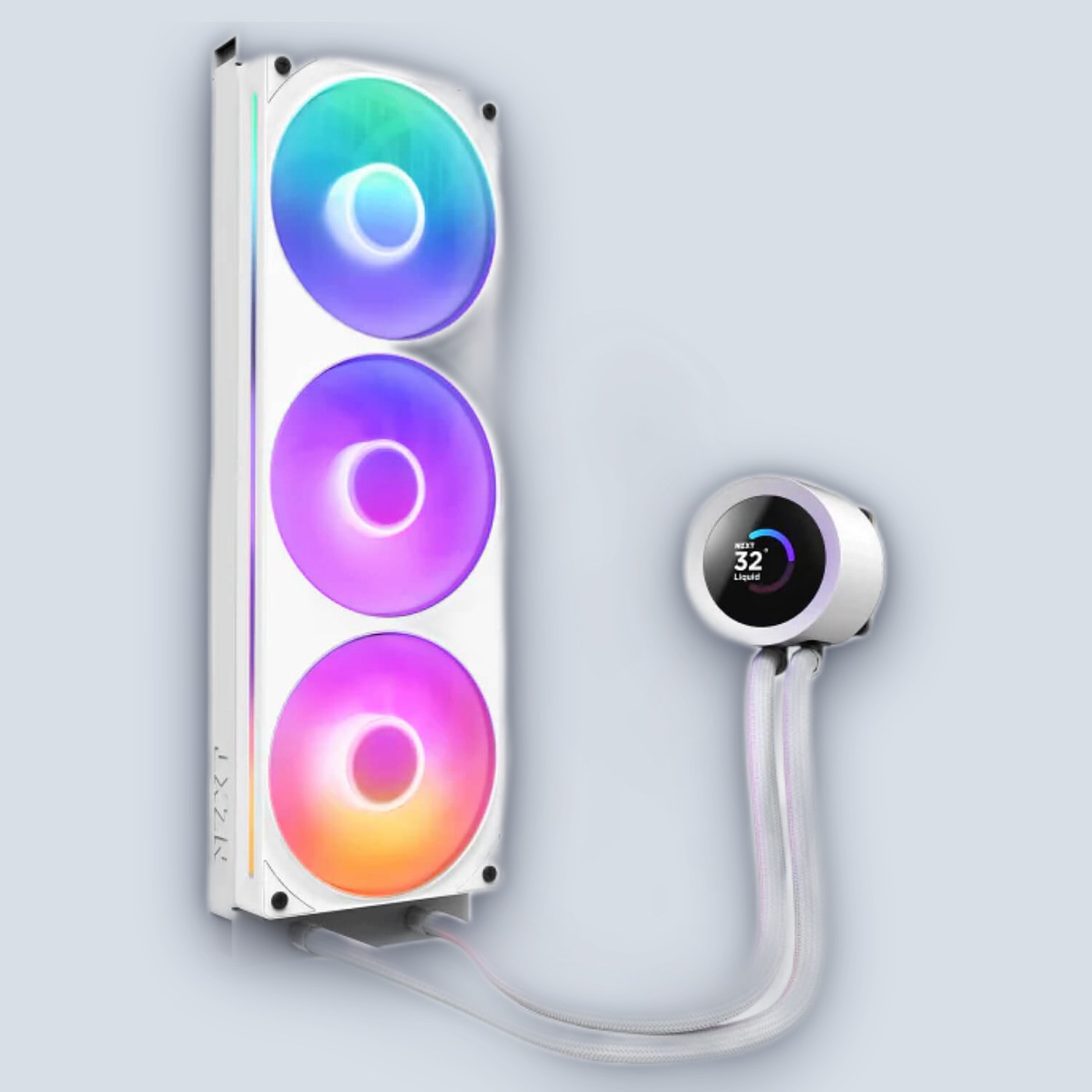 NZXT Kraken Plus 360 RGB 360mm White CPU Liquid Cooler — image 3