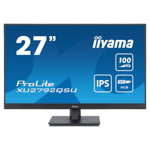 IIYAMA 27″ ProLite IPS WQHD 100Hz 0.4ms Monitor (XU2792QSU)
