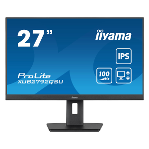 IIYAMA 27″ ProLite IPS WQHD 100Hz 0.4ms Monitor (XUB2792QSU)