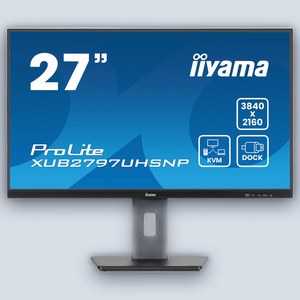 IIYAMA 27″ ProLite 4K 60Hz 4ms USB-C PD96W IPS Monitor
