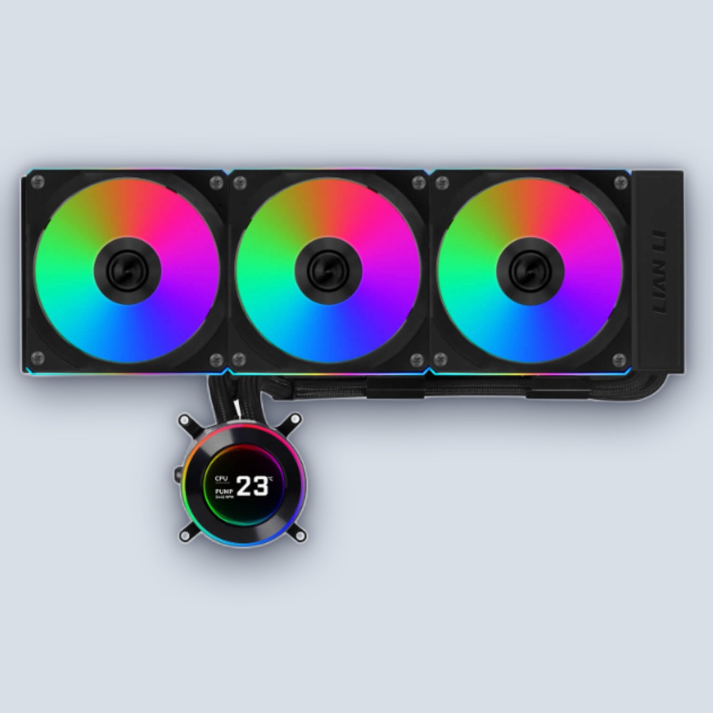 Lian-Li HydroShift II LCD-C 360R Black CPU Liquid Cooler โ image 2
