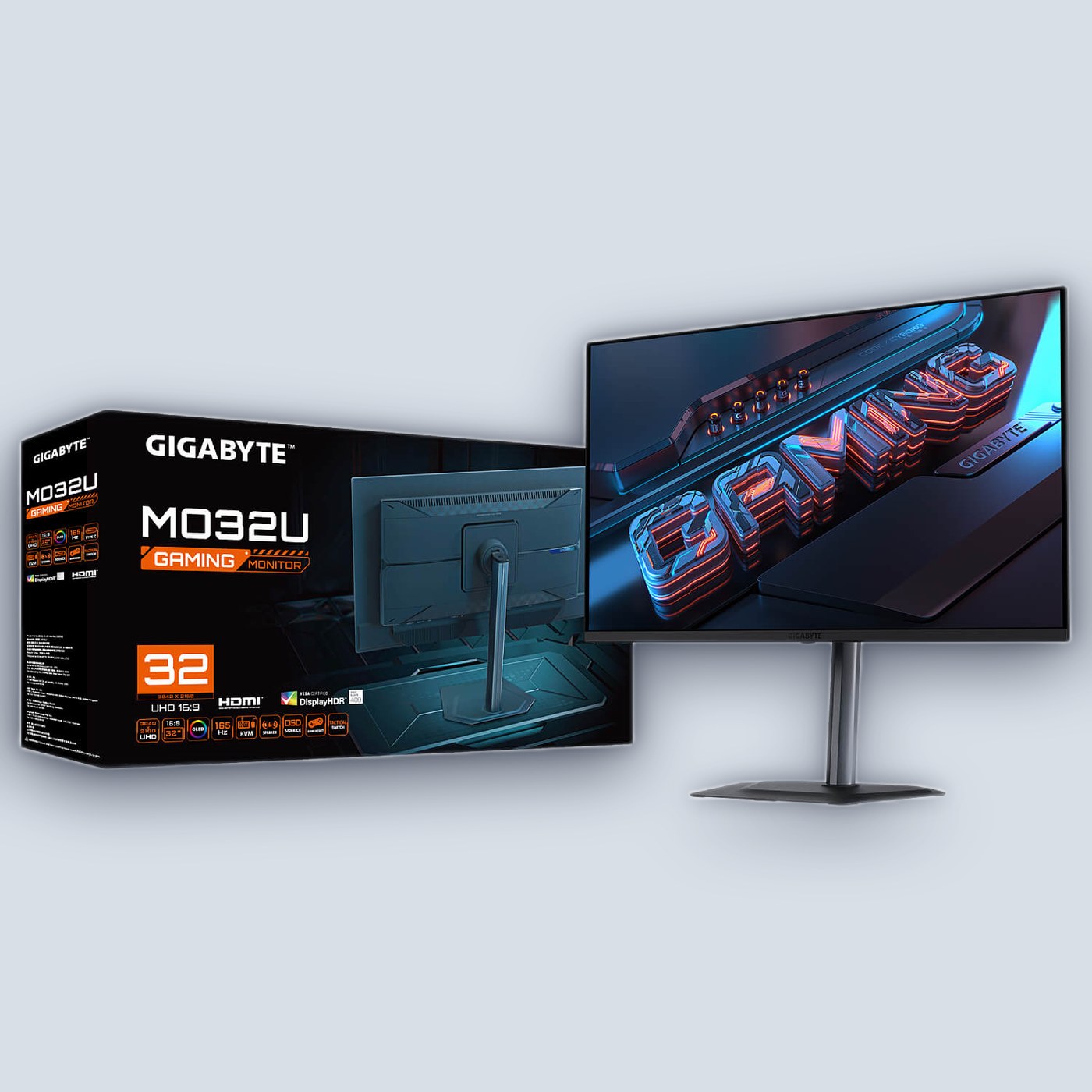 Gigabyte 31.5" MO32U OLED QHD 165Hz 0.03ms Gaming Monitor — image 3