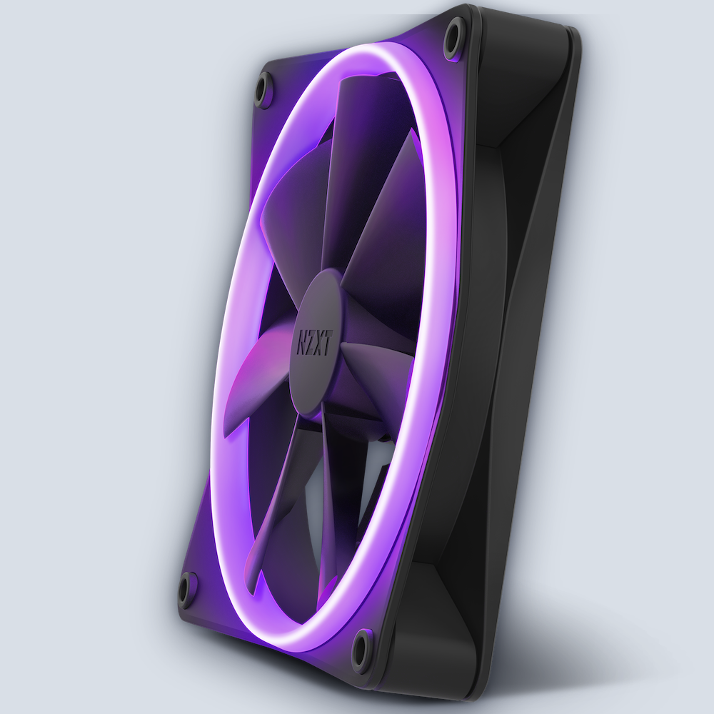 NZXT F140RGB 140mm RGB Black Fan โ image 3