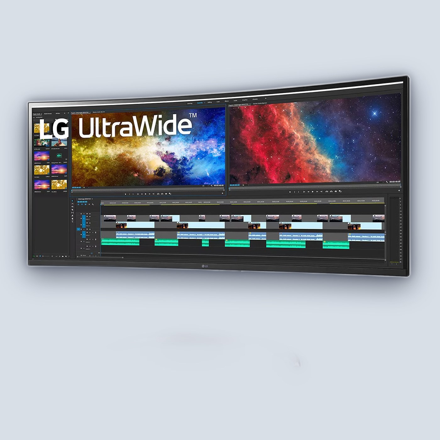 LG 37.5" UltraWide IPS QHD 75Hz 5ms 2300R Curved Monitor — image 2