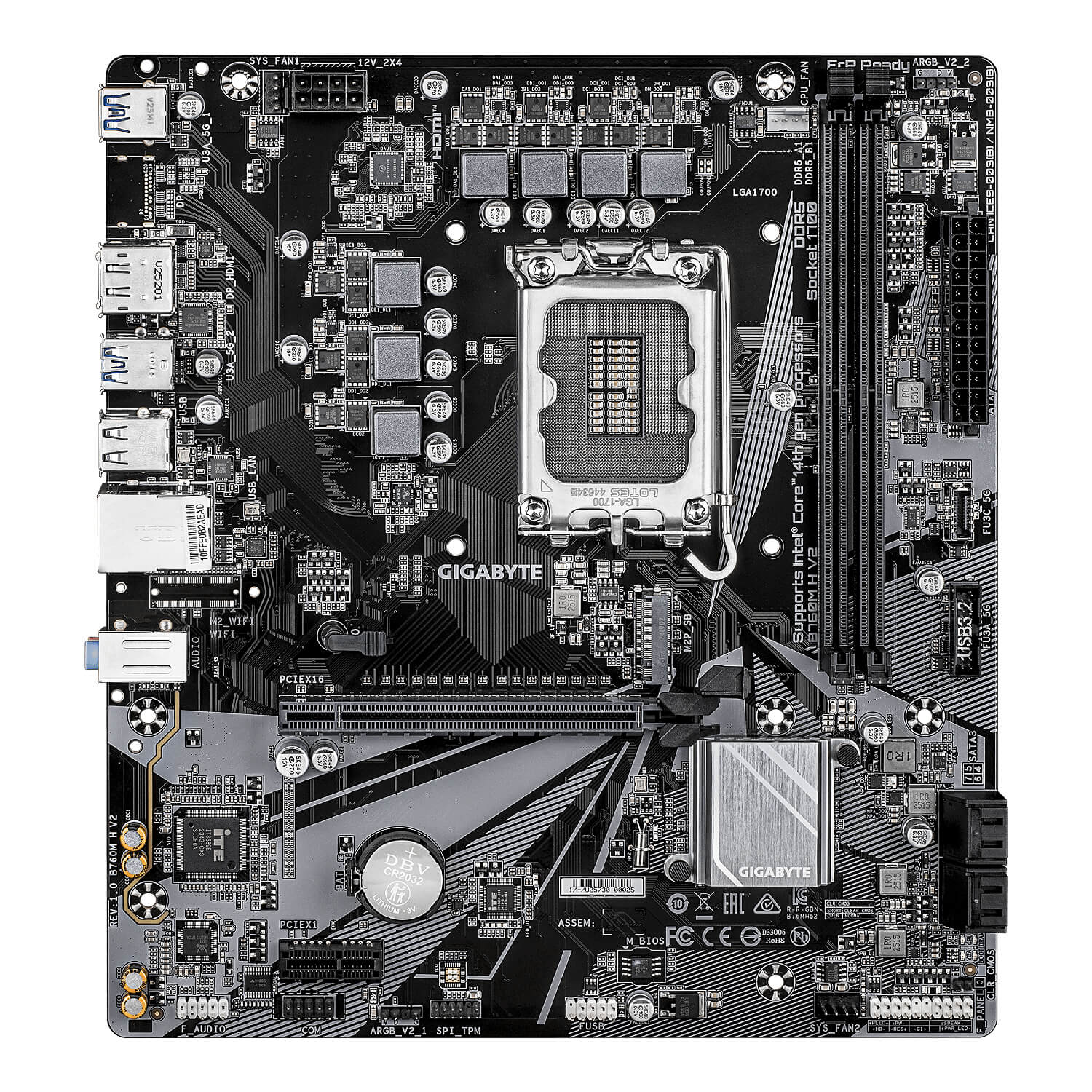 Gigabyte B760M H V2 — image 2