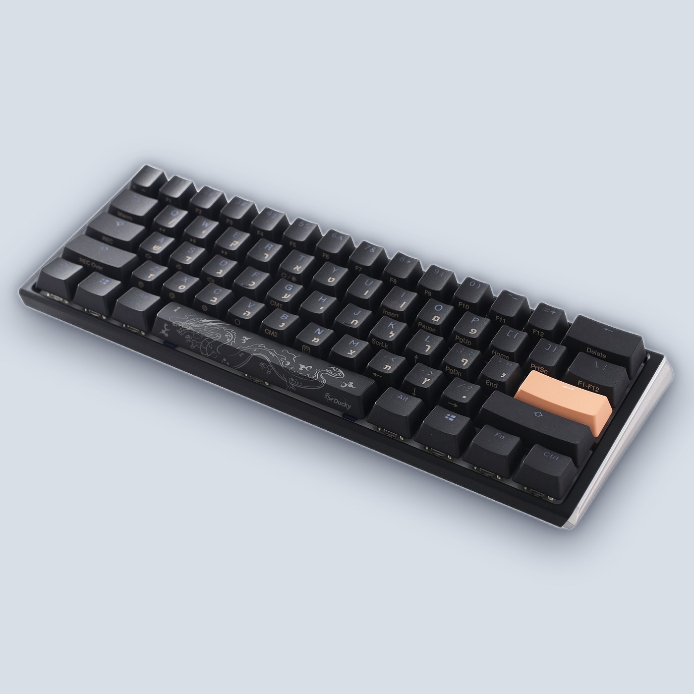 Ducky One 3 Mini Cherry Silver Switch (Hebrew/English) Mechanical Keyboard — image 4