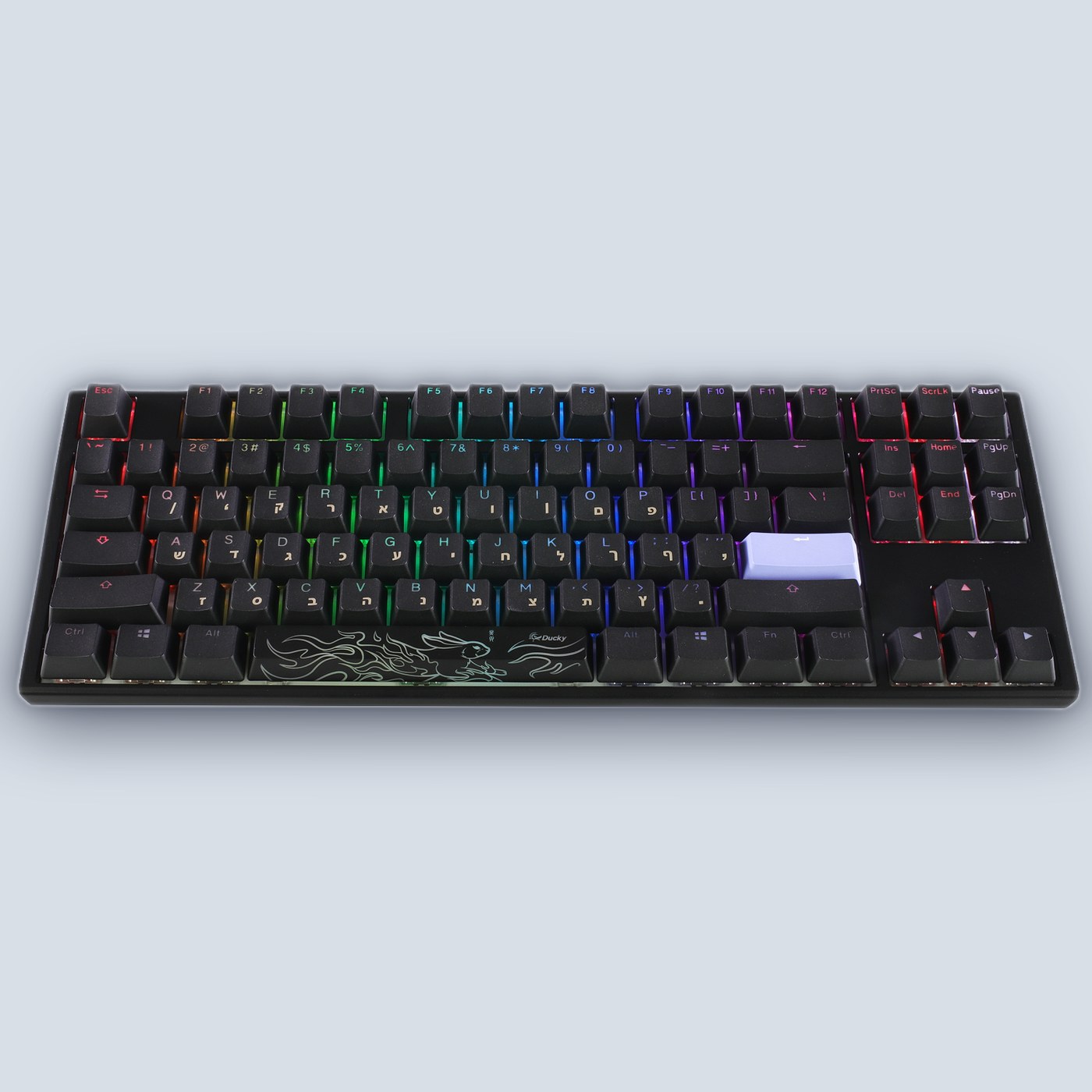 Ducky One 3 TKL Cherry Brown Switch (Hebrew/English) Mechanical Keyboard — image 2