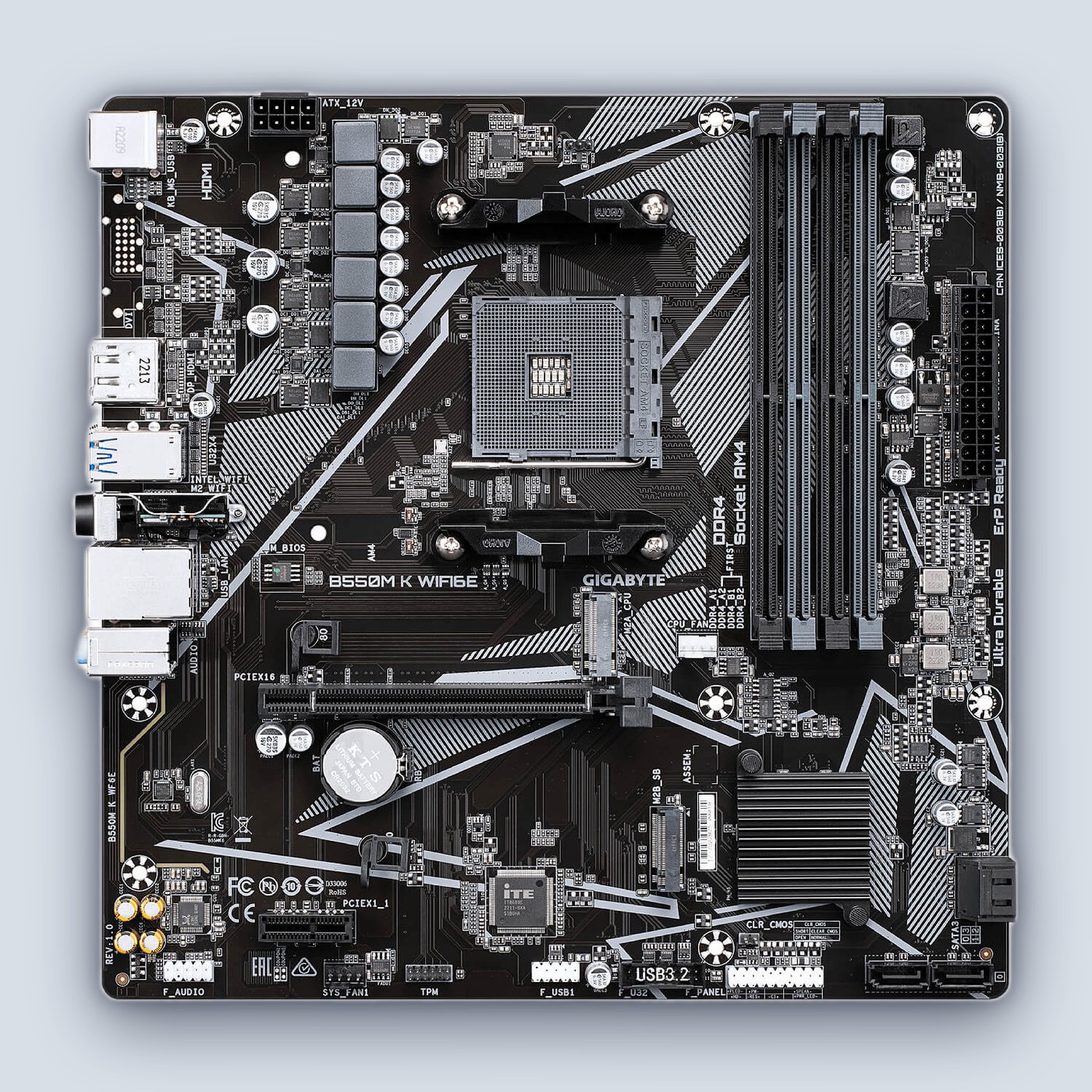 Gigabyte B550M K WiFi6E — image 2