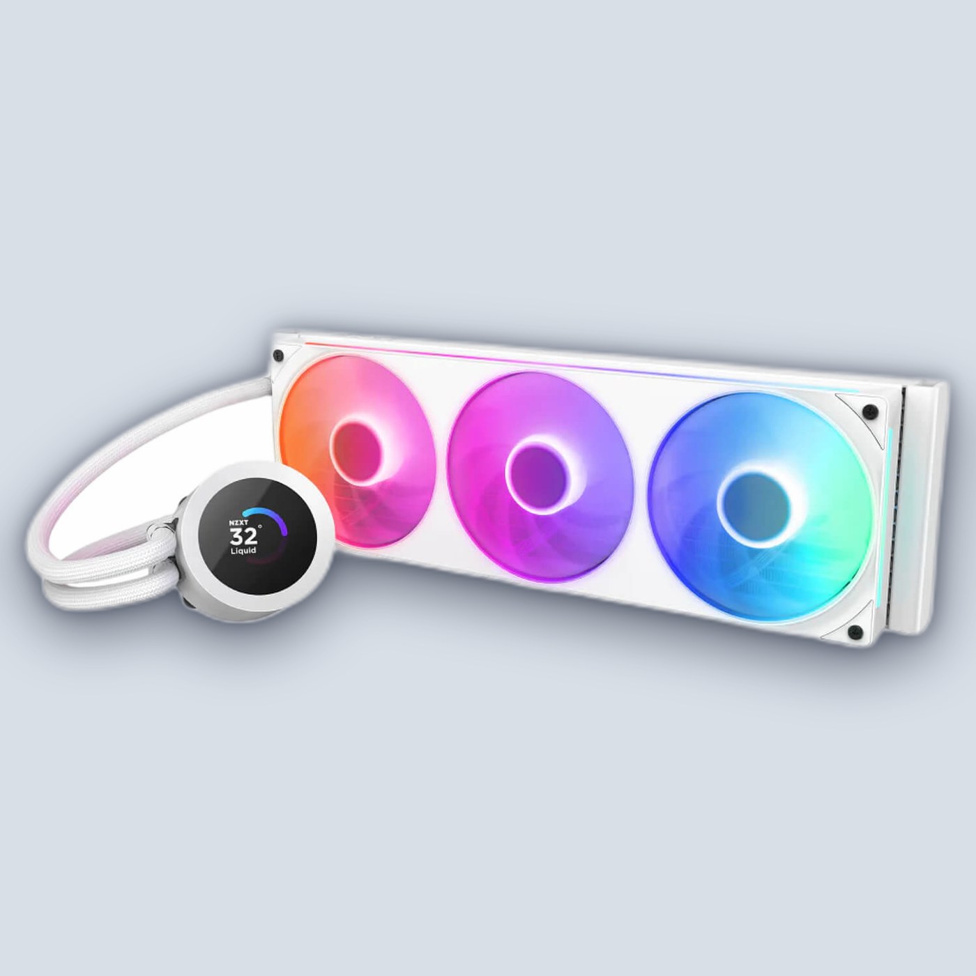 NZXT Kraken Plus 360 RGB 360mm White CPU Liquid Cooler — image 2