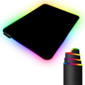 GAMING MOUSE PAD 1 SMALL RGB פד קטן לעכבר ומקלדת (10+1) NONAME