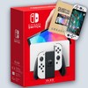 NINTENDO SWITCH OLED WHITE + SCREEN PROTECTOR