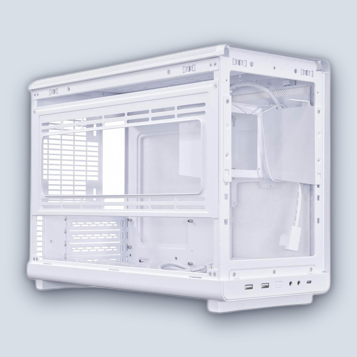 Lian-Li A3 Wood and Glass Edition White PC Case — image 5