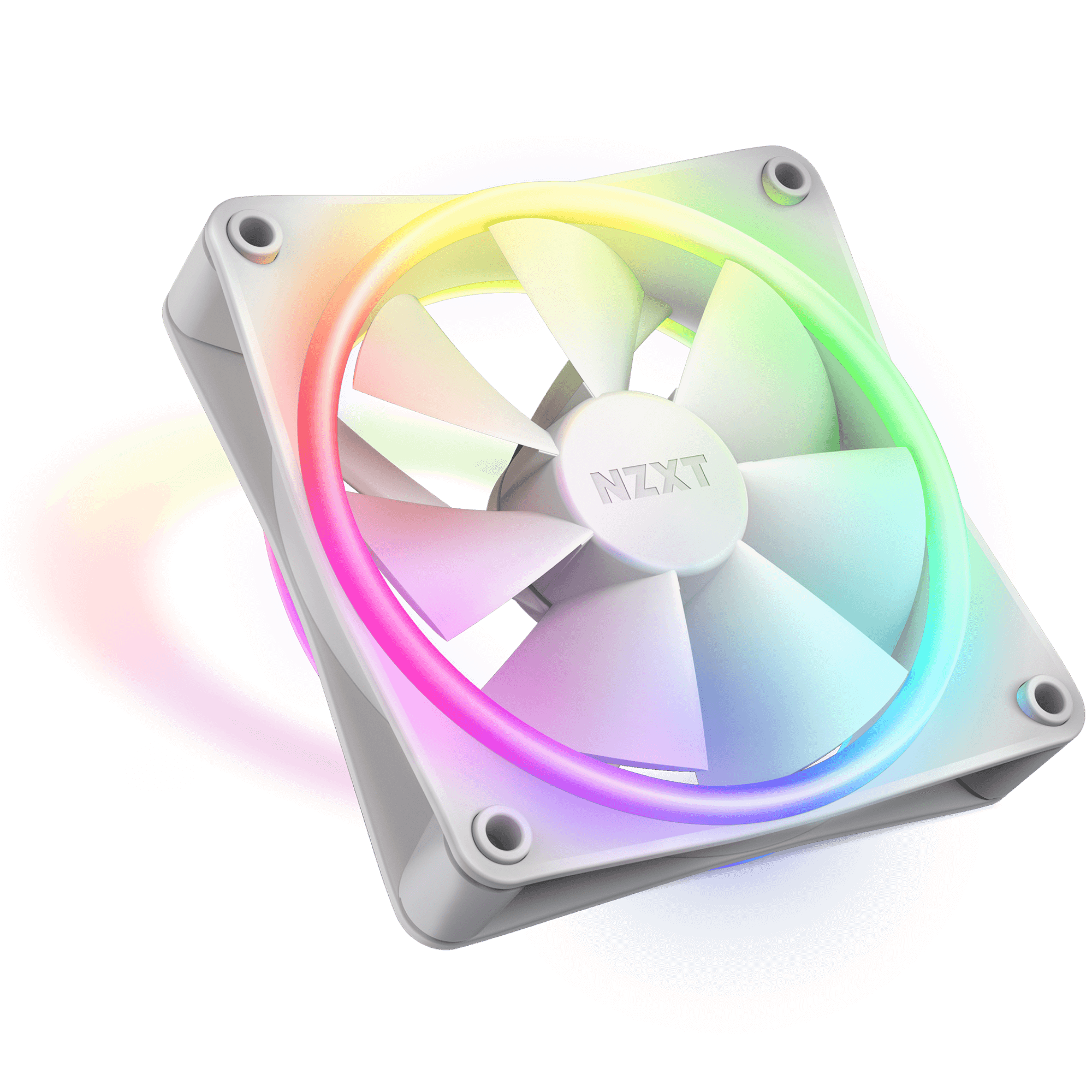 NZXT F120 RGB Duo Fans 120mm White — image 2