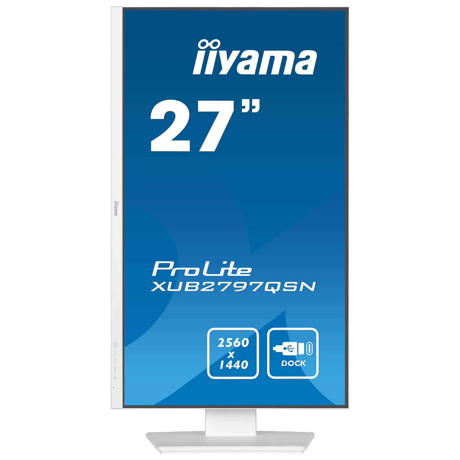 IIYAMA 27" ProLite IPS QHD 100Hz 1ms White Monitor — image 2