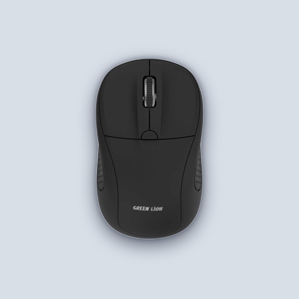 Green Lion G200 Wireless Mouse – Black