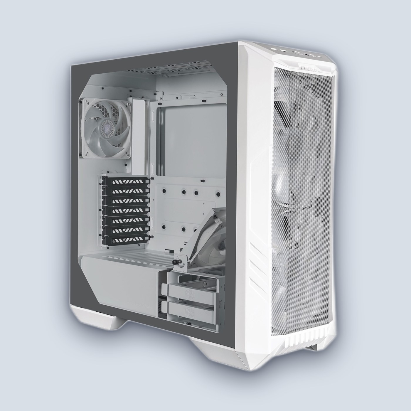 CoolerMaster HAF 500 White PC Case — image 6