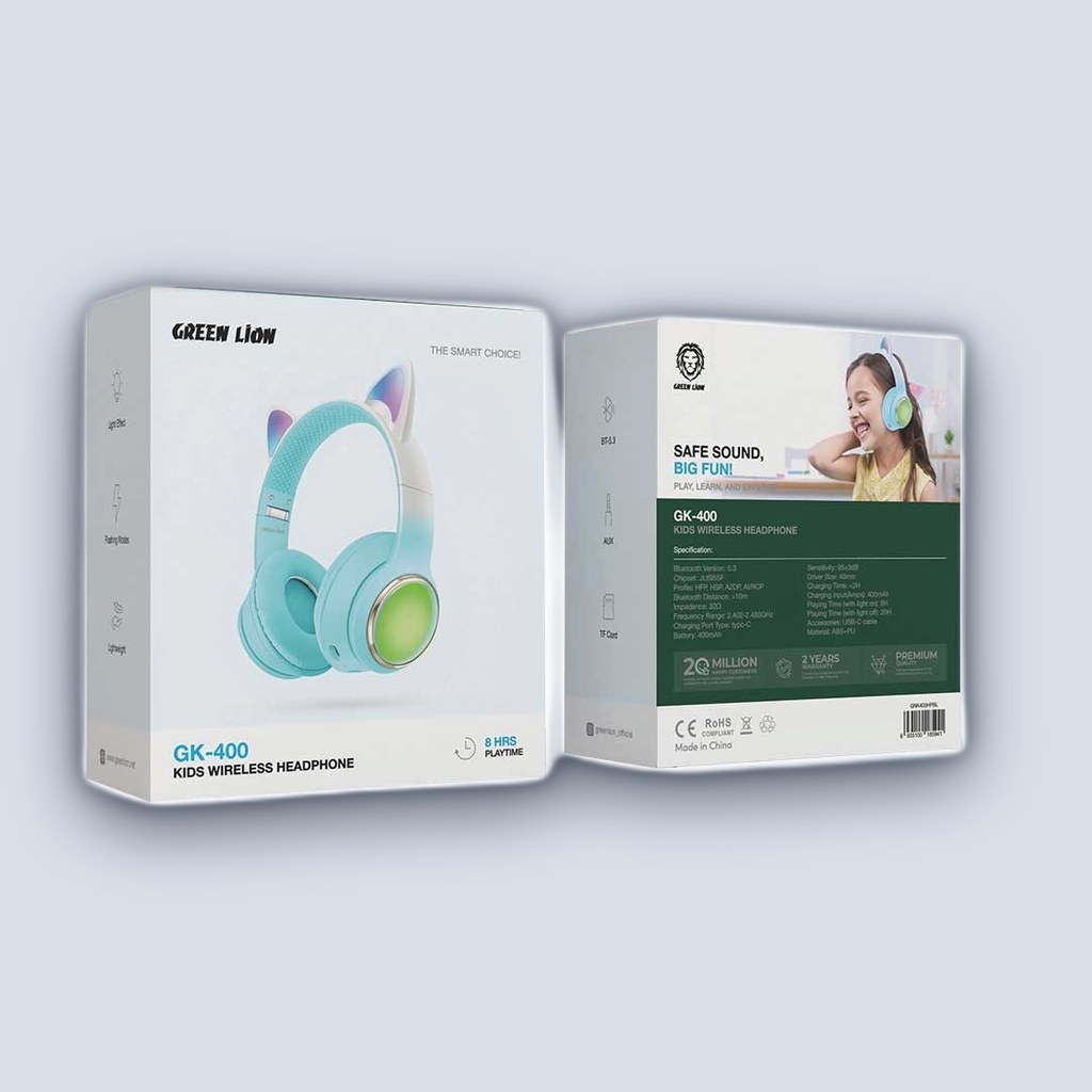 Green Lion Green Lion GL-400 Kids Wireless Head Phone