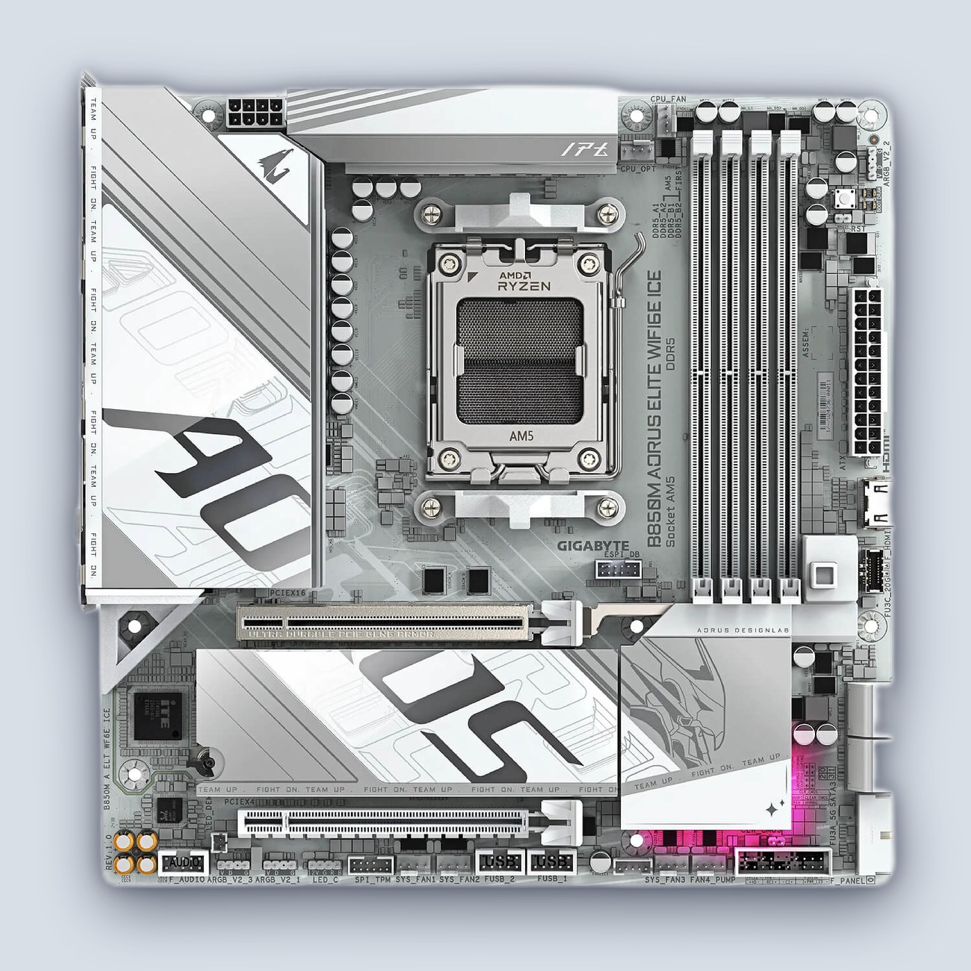 Gigabyte B850M AORUS ELITE WIFI6E ICE โ image 2