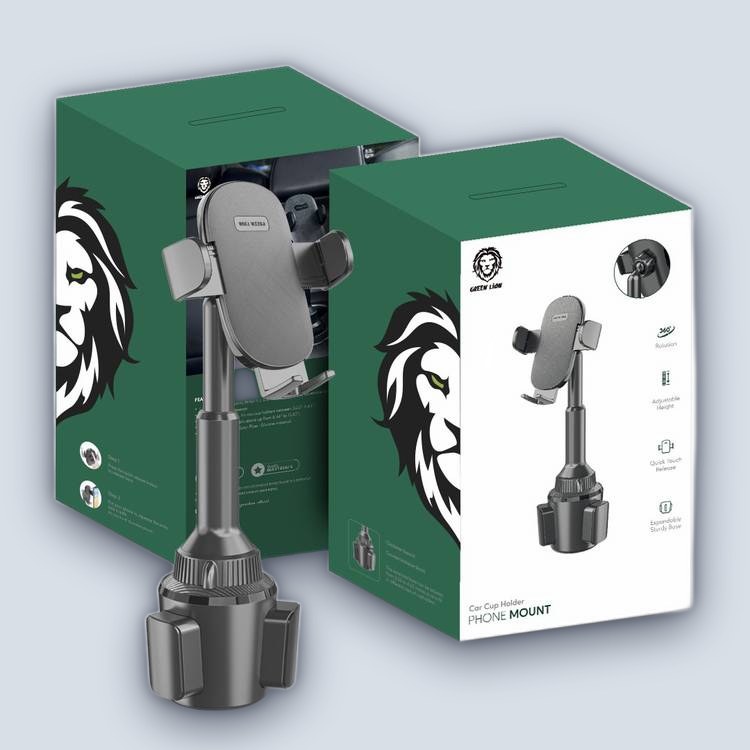 Green Lion Green Lion 360° Car Cup Holder Phone Mount